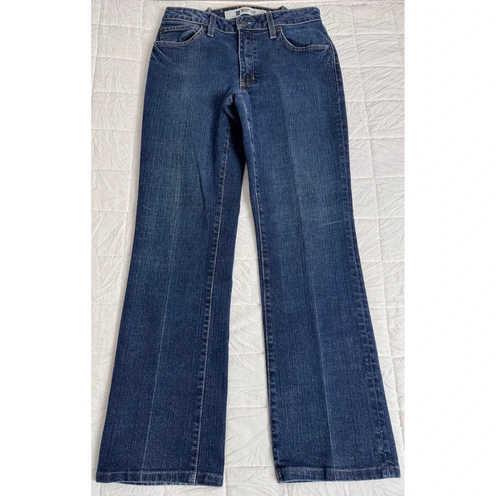 Gap Bootcut Stretch Jeans Dark Wash Blue Denim Womens Size 6 Regular‎
